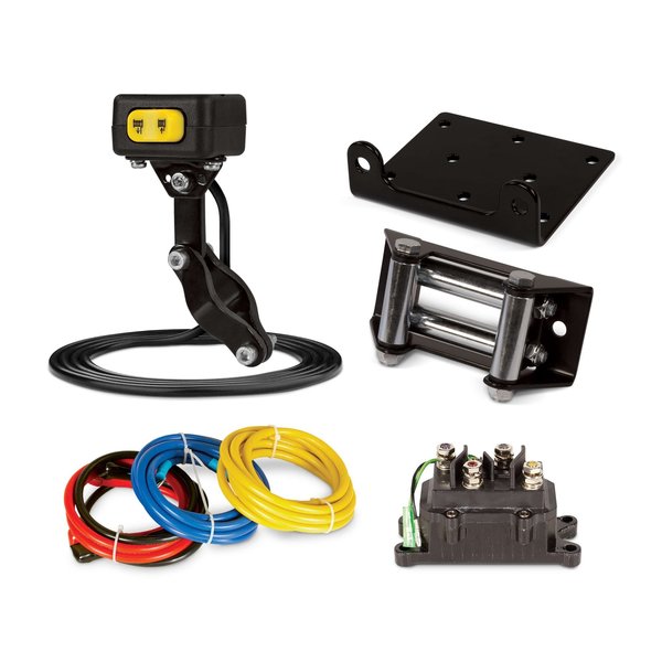Utility Winch Kit, 12V, 4000 lb
