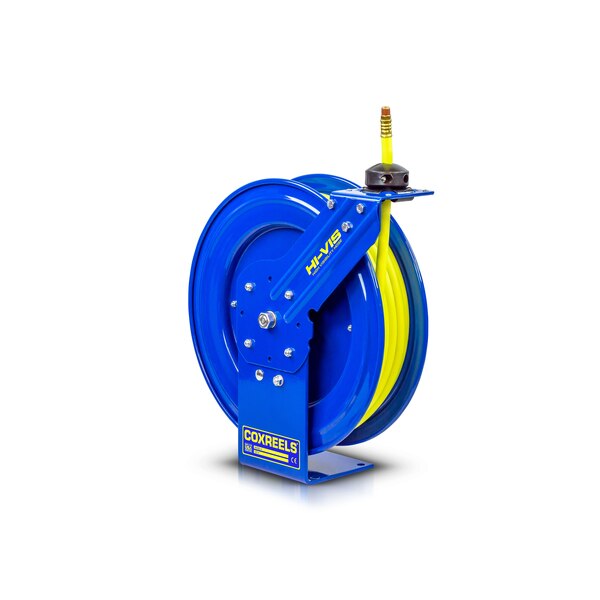 SH-N-475-HV Heavy Duty Spring Rewind Hi-Vis Safety Hose Reel