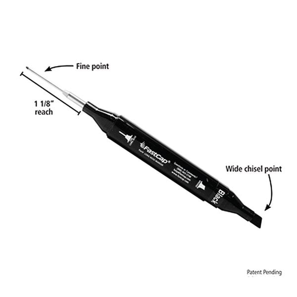 Black Long Nose Pattern Marker