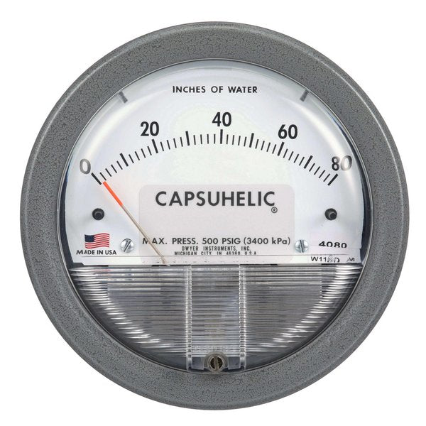 Capsuhelic Differential Pressure Gage