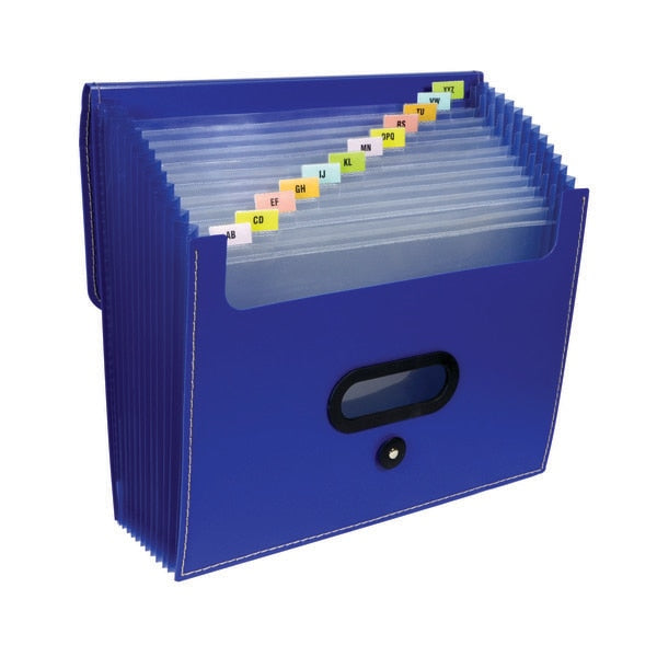 Expanding File 13 Pocket, Blue