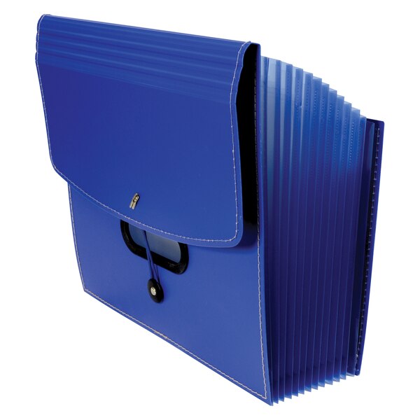 Expanding File 13 Pocket, Blue