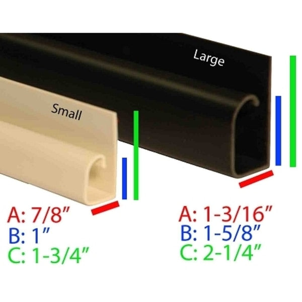 Large Hook Channel Cable Raceway- 36