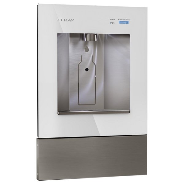 LivPro In-Wall Cmrcl Filtered Water Dispenser, Non-refrigerated, AspnWht