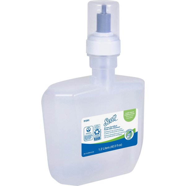 Essential Green Certified Foam Skin Cleanser, 1200 mL, PK2