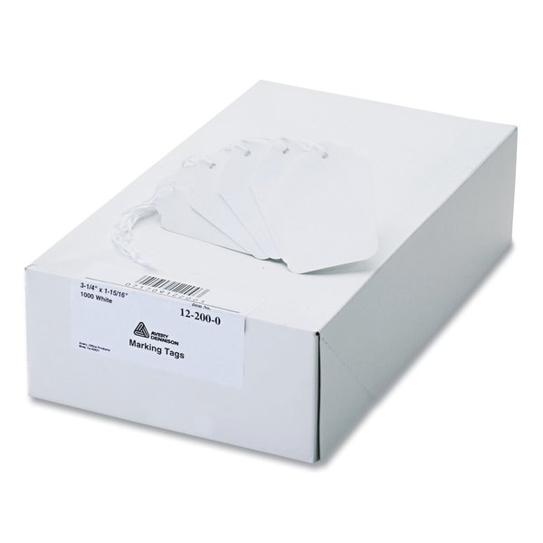 Price Tags, 3-1/4x1-15/16, White, PK1000
