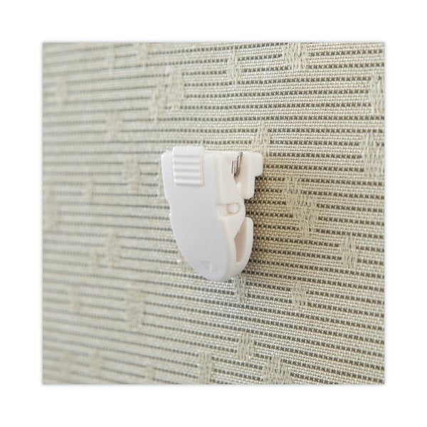 Panel Wall Clips Fabric Panels, Wht, PK4