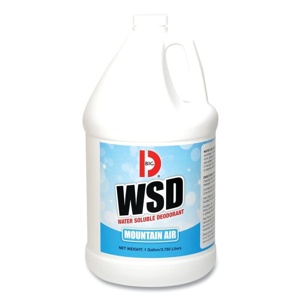 Water-Soluble Deodorant, Mountain Air, 1 gal, PK4