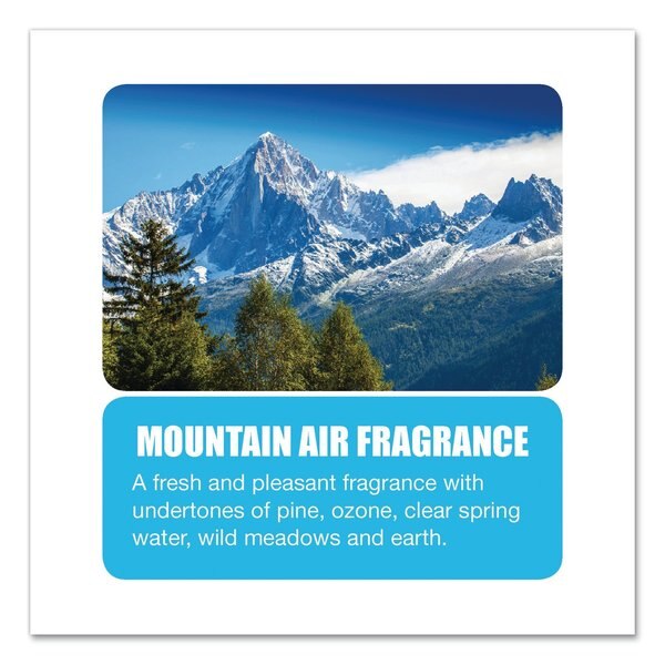 Water-Soluble Deodorant, Mountain Air, 1 gal, PK4