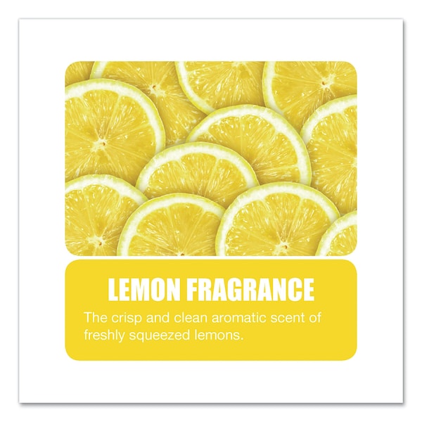 Water-Soluble Deodorant, Lemon Scent, 1 gallon Bottles, PK4