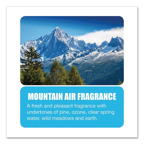 Water-Soluble Deodorant, Mountain Air, 32 oz, PK12