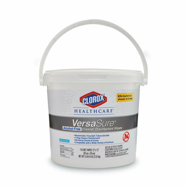 Towels & Wipes, White, Bucket, Nonwoven Fiber, Hospitals; Medical Facilities; Nursing Homes