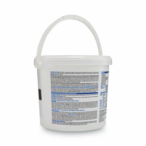 Towels & Wipes, White, Bucket, Nonwoven Fiber, Hospitals; Medical Facilities; Nursing Homes