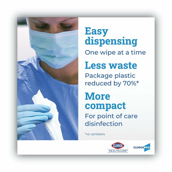 Towels & Wipes, White, Nonwoven Fiber, Hospitals; Medical Facilities; Nursing Homes, 110 Wipes