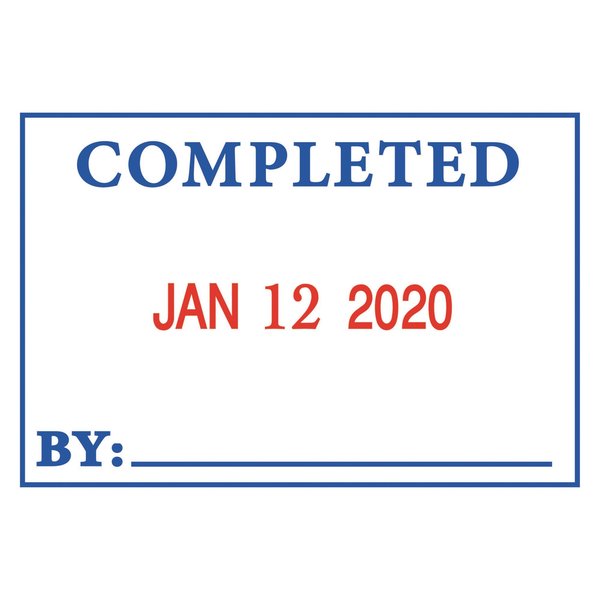 Message Stamp Dater, 4-In-1, Self-Inking