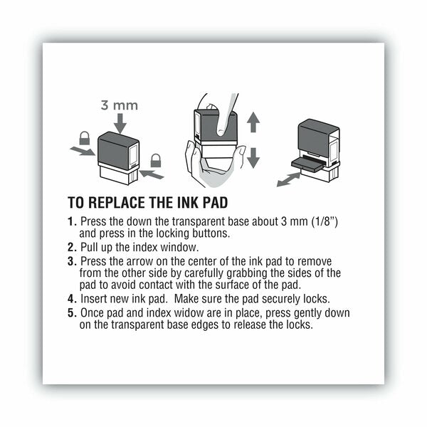 Replacement Ink Pad, Black