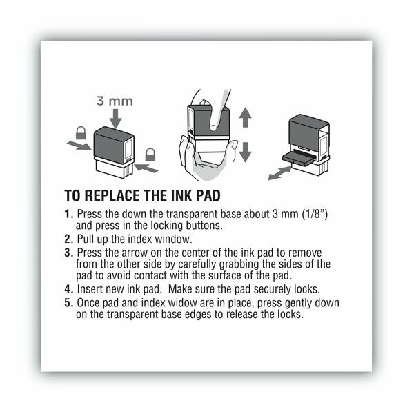 Replacement Ink Pad, Black