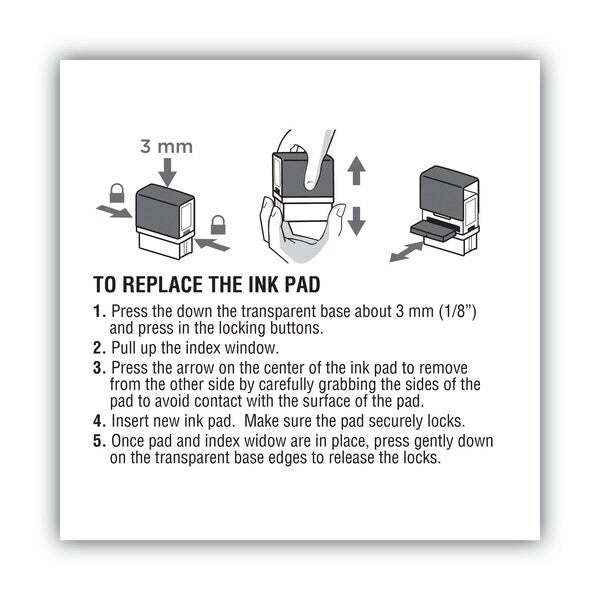 Replacement Ink Pad, Red