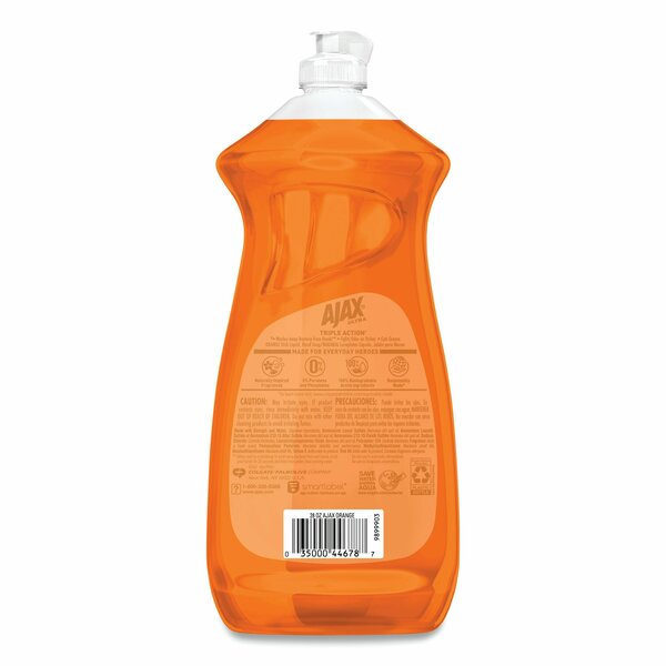 Dish Detergent, Liquid, Orange Scent, 28 oz Bottle, PK9
