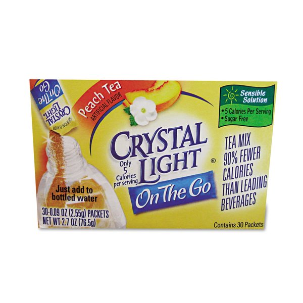 On the Go Tea Mix Powder 0.09 oz., Peach, Pk30