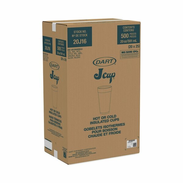 Horizon Foam Cup, Hot/Cold, 20oz., Printed, Blueberry/White, PK500