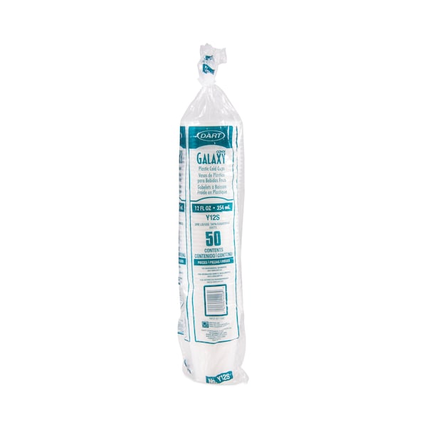 Conex Galaxy Polystyrene Plastic Cold Cups, 12oz, PK50