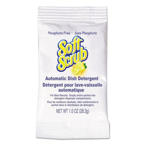 Automatic Dish Detergent, Lemon Scent, Powder, 1 oz. Packet, PK200