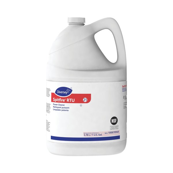 Liquid 1 gal. Spitfire Power Cleaner and Degreaser, Jug 4 PK