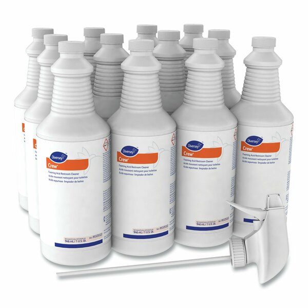 Foaming Acid Restroom Cleaner, Fresh Scent, 32 oz Spray Bottle, PK12