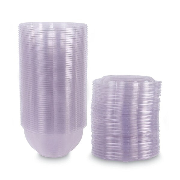Renewable and Compostable Salad Bowls with Lids - 32 oz, PK150
