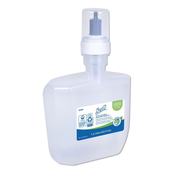 Essential Green Certified Foam Skin Cleanser, 1200 mL, PK2