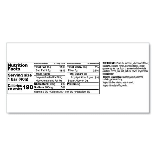 Nuts and Spices Bar, Salted Caramel/Dark Chocolate Nut, 1.4oz, PK12