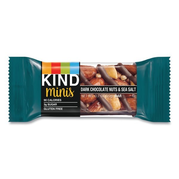 Minis, Dark Chocolate Nuts/Sea Salt, 0.7 oz, PK10