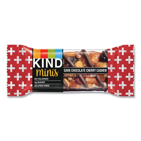 Minis, Dark Chocolate Cherry Cashew, 0.7 oz, PK10