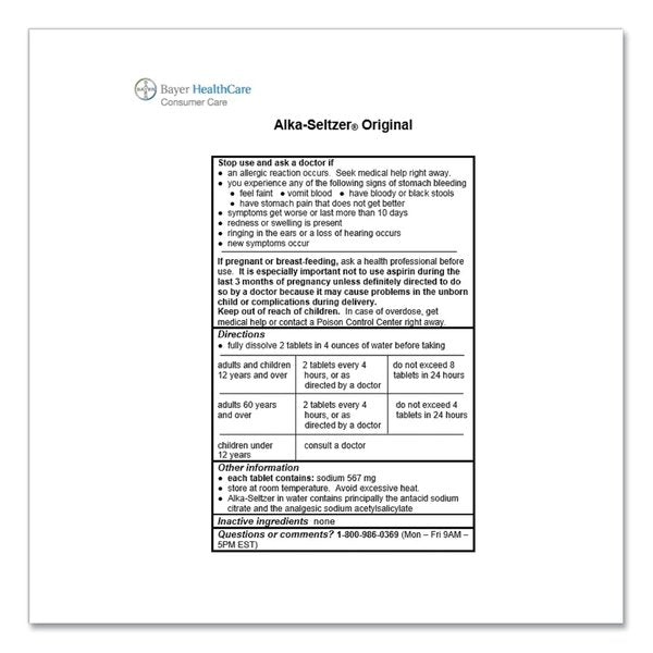 Refill, Alkaseltzer, PK15