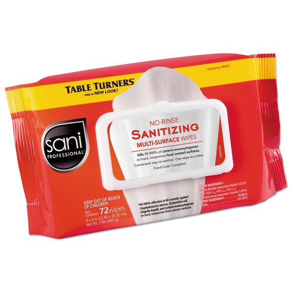 Towels & Wipes, White, Polyester, Appliances; Foodservice, 72 Wipes, 9