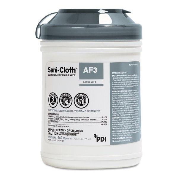 Towels & Wipes, White, Hard, Non-porous Surfaces, 160 Wipes, 6