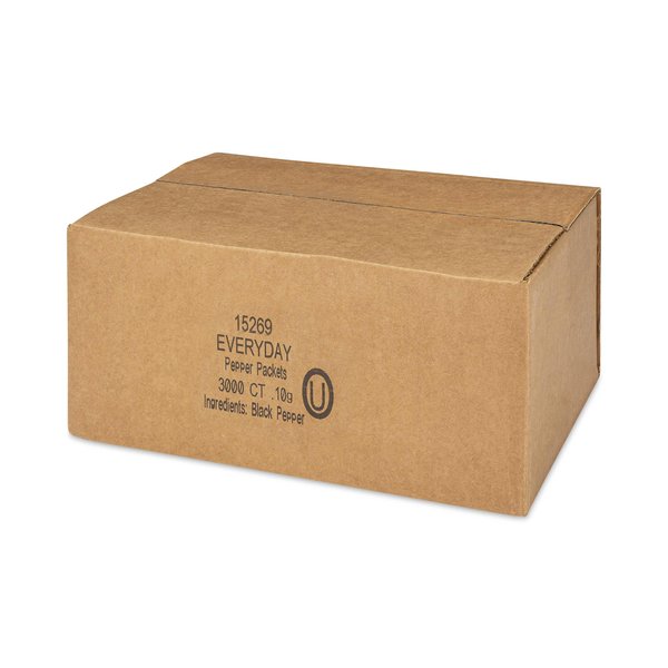 Pepper Packets, 0.1 g Packet, PK3000, 3000PK