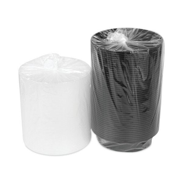 VERSAtainers, 1-Comp, Black/Clear, 24oz, 7