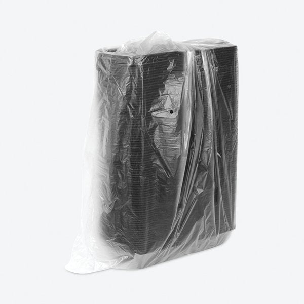 Foam Hinged Containers, Sandwich, 5.75x5.75x3.25, 1-Comp, Blk, PK504