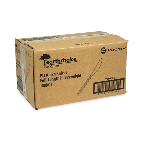 EarthChoice PSM Cutlery, Heavyweight, Knife, 7.5in, Tan, PK1000