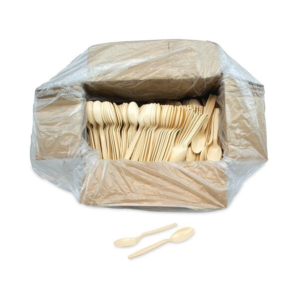 EarthChoice PSM Cutlery, Heavyweight, Spoon, 5.88 in, Tan, PK1000