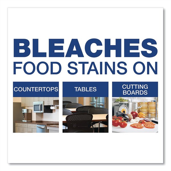 Cleaner with Bleach, Liquid, One Gallon Bottle