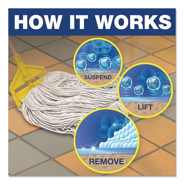 Finished Floor Cleaner, Lemon Scent, One Gallon Bottle, PK3