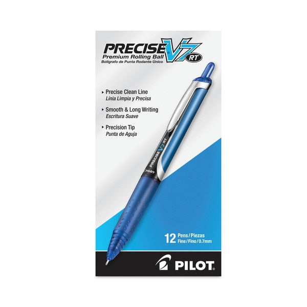 Rollerball Pen, Fine 0.7 mm, Blue PK12
