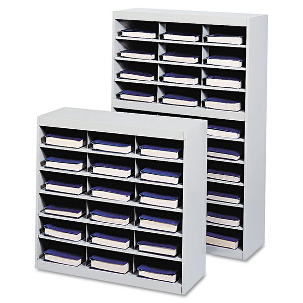 Steel Project Center Organizer, 18 Pockets, 37 1/2 x 15 3/4 x 36 1/2