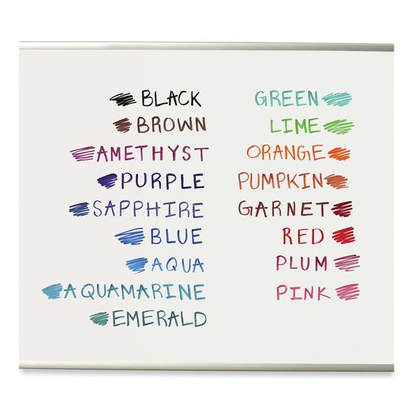 VibrantColorMarker, LowOdor DryErase, PK12