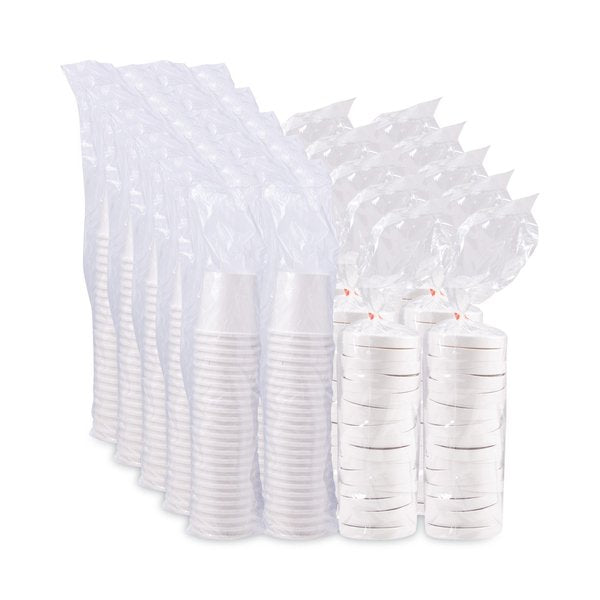Flexstyle Double Poly Food Combo Pack, 16 oz, White, PK250
