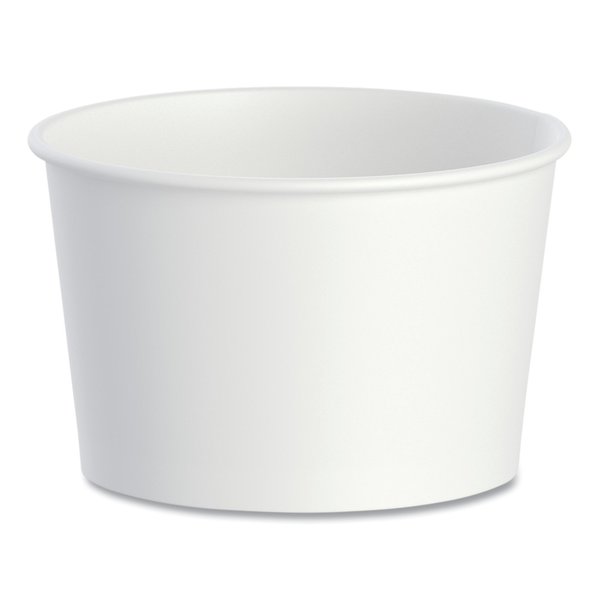 Double Poly Paper Food Containers, 8 oz, 3.8