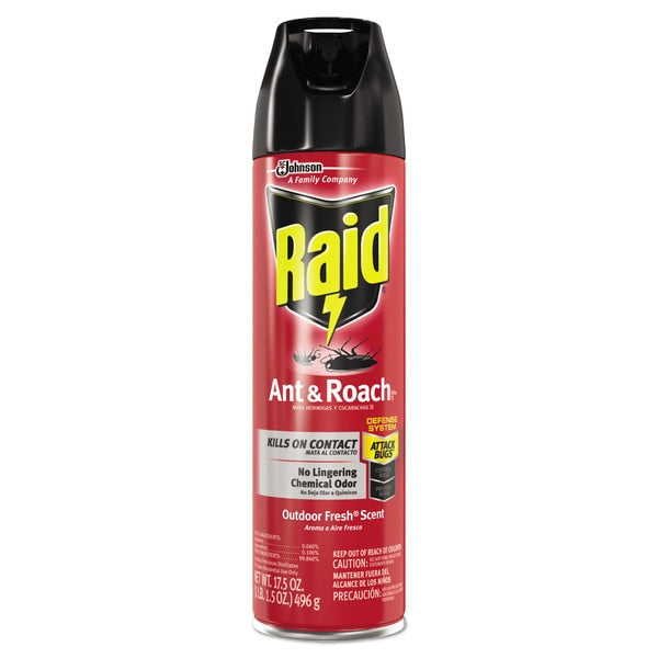 Ant and Roach Killer, 17.5oz Aerosol, Outdoor Fresh, PK12